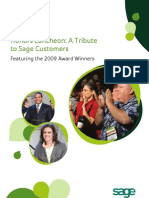 2009 Sage Customer Award Winners