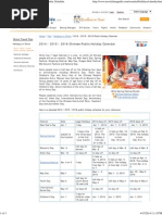 2014 / 2015 / 2016 Chinese Public Holiday Calendar: China Travel Tips