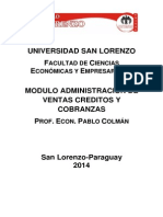 Administracion de Ventas Creditos y Cobranzas Guia