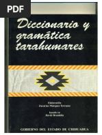 Márquez Terrazas, Zacarías. Diccionario y Gramática Tarahumares