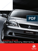 Holden PLUS Extended Factory Warranty