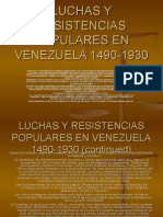 Luchas y Resistencias Populares en Venezuela 1890-1930