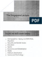 Singapore Lecture