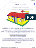 Calculo para Calhas PDF