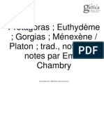 Platon Euthydème Etc