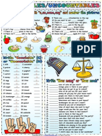 Countables and Uncountables 1