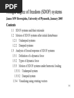 STRC201 Sdof JMWB