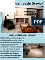 Salas Modernas de Drywall