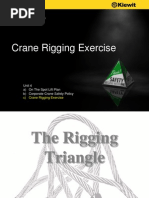 Crane Rigging Exercise by Kiewit - Literature