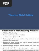 UNIT I Theory of Metal Cutting