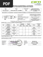 N° ST-R-3254-10 Informe Ensayo de Radiografia A Soldaduras Report of Radiographic Examination of Welds