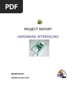 Project Report Hardware Interfacing