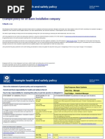 HSE Policy Template