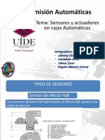 Sensores y Actuadores en Transmisiones