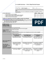 Pictograph Lesson Plan