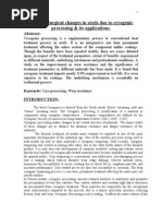 Metallurgical Changes in Steels Due To Cryogenic Processing Its Applications Full Report