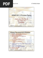 B31.3 Process Piping Course - 06 Flexibility Analysis For Intro