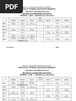 Revised Time Table-11.1.2014