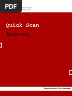 Burger King - Quick Scan