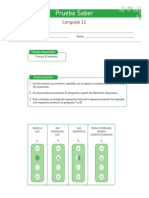 Prueba Saber2 - Lenguaje 11