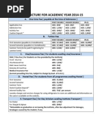 Fee Structure