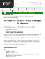 Recursos para Usuarios - Guías y Consejos de Búsqueda