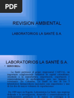 Revision Ambiental Laboratorios La Sante