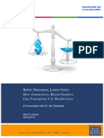 Better Outcomes Lower Costs FSG&GIH Spring 2012