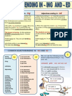 Ed - Ing Adjectives