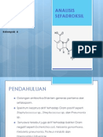 Analisis Sefadroksil