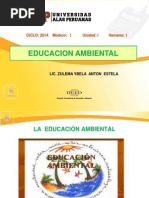 Semana 1 (Educ. Ambiental, Desarrollo Sostenible, Ecologia Medio Amb.)