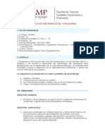 Tributaciòn Municipal y Regional - Syllabus - 2010-1