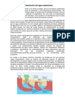 Contaminación Del Agua Subterránea y Superficial