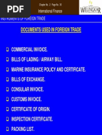 Instruments of Foreign Trade