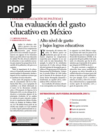 MEXICO EVALÚA-Una Evaluación Del Gasto Educativo en México