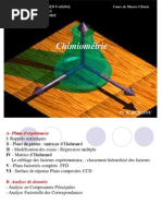 Cours Chimiomtrie COMPLET