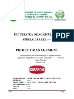 Modernizarea Fluxului Tehnologic in Scopul Cresterii Capacitatii de Productie in Cadrul Firmei SC Industrializarea Carnii KOSAROM SA