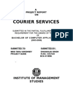 Courier Service-A Project Report