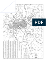 Map of Hattiesburg and Petal, Mississippi