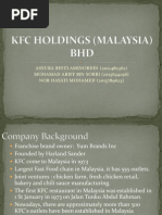 KFC Holdings (Malaysia) BHD