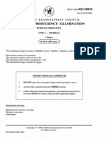 June 2007 CAPE Pure Mathematics U1 P1 - 2