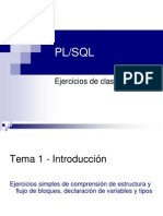 PLSQL - Ejercicios Vistos - Final