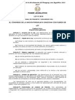 Ley Nacional de Transito y Seguridad Vial