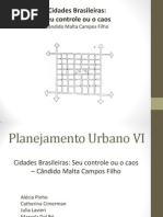 Cidades Brasileiras - o Seu Controle Ou o Caos