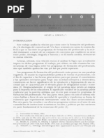 Henry Giroux - La Formación Del Prof y La Ideología de Control Social