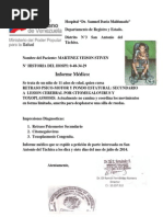 Informe Medico