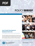 Local Youth Development and Empowerment Act (Pending Bill in Congress)