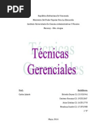 Técnicas Gerenciales