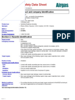 Msds Acetylene