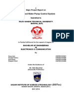 SIStec Major Project Report On GSM Based Pump Control System